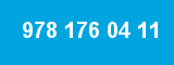 978 176 04 11 978 176 04 11